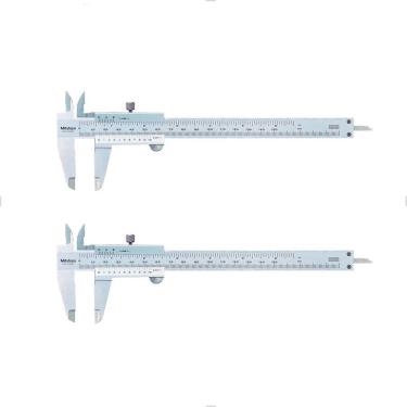 Imagem de Kit 2 Paquímetro Analógico 150Mm/6 0,05Mm/1/128 Mitutoyo