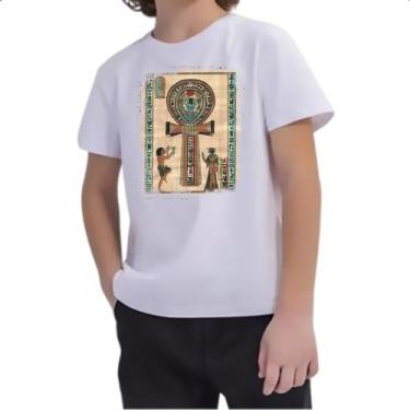 Imagem de Camiseta Infantil Ankh Chave da Vida Egipcia - Alearts, 2