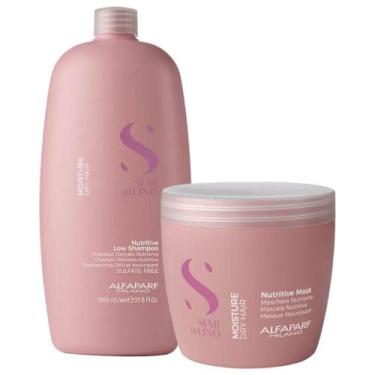 Imagem de Alfaparf Semi di Lino Moisture Nutritive Shampoo 1L + Máscara 500ml
