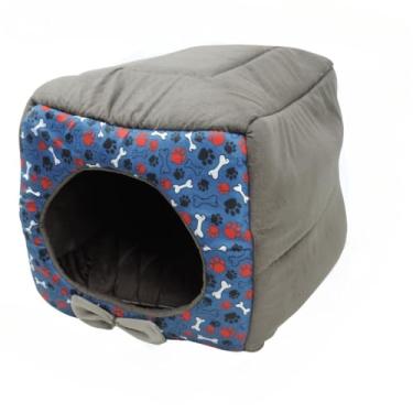 Imagem de Cama 3 Em 1 Para CãEs E Gatos, Com Almofada(TOCA M- OSSINHOCOLOR)