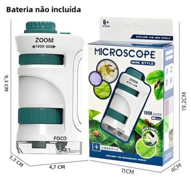 Imagem de Microscópio Portátil Portátil Para Crianças, Equipamento De Experiment