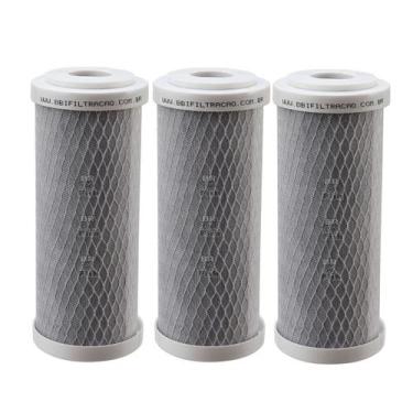 Imagem de Kit Com 3 Refil Carvão Block E200 BBI 7" X 2.1/2 5 Micras