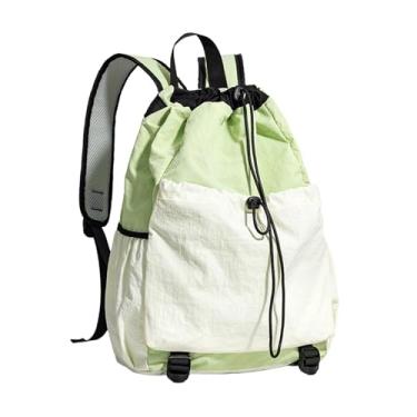 Imagem de Generic Mochila com cordão, mochila para badminton, profissional para raquete de tênis, bolsa para transporte de raquetes para academia de pickleball e, Luz Verde