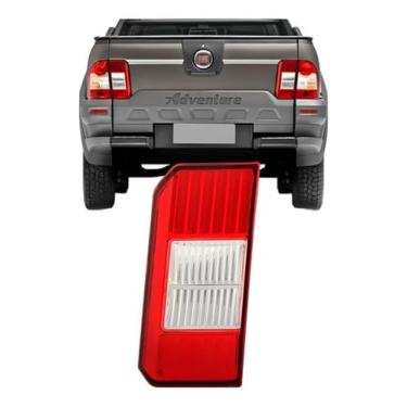 Imagem de Lanterna Traseira Lado Direito LD Tampa Strada 2009 a 2013 Substituição Automotiva Encaixe Preciso Iluminação Segura Material Resistente Instalação Prática Durável