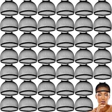 Imagem de Boné de peruca Yuxung, 100 peças de malha de nylon para crianças, mulh