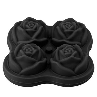 Imagem de Bandeja de Cubo de Gelo Rosa, Silicone 4 Grades Com Funil Vazamento para Facilitar o enchimento. Perfeito para Qualquer Ocasião (70x173cm/27.6x68.1in)