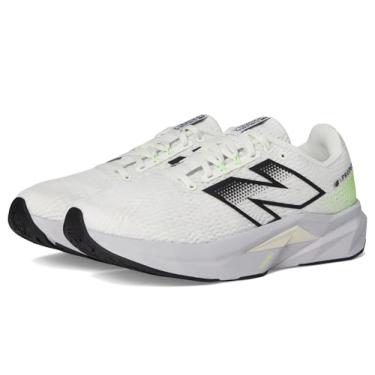 Imagem de New Balance Tênis de corrida feminino FuelCell Propel V5, Sal marinho/menta flash/cinza perolado, 5 Wide