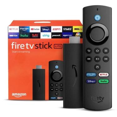 Imagem de Fire Tv Stick Lite 2ª Geração Amazon Controle Remoto Por Voz Com Alexa