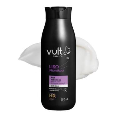 Imagem de Shampoo Cabelos Lisos Anti Frizz Liso Profundo 350ml Vult