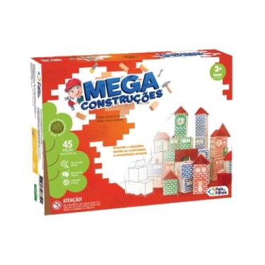 Imagem de Jogo Mega Construções 45 Peças Pais e Filhos - 7394-1
