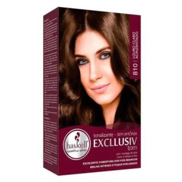 Imagem de Tonalizante Haskell Excllusiv Tom 810 Louro Claro Acinzentado