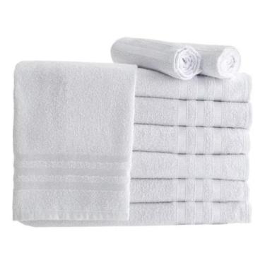 Imagem de Toalha de Rosto Branca Absorvente e Antialérgica Ideal Para Sua Casa E