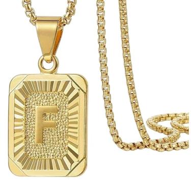 Imagem de Corrente Com Pingente Letra Inicial Estilo e Significado (Letra F)