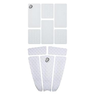 Imagem de AQUBONA 5 peças de almofadas de tração de prancha de surf de EVA para skimboards, pranchas de surf, prancha de funboard, prancha de peixe