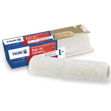 Imagem de Rolo Para Pintura De Lã De Carneiro Sem Cabo 23cm - 61325230 - Pincéis Tigre