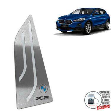 Imagem de Descanso De Pé Em Aço Inox Bmw X2 2018 a 2022 Prata