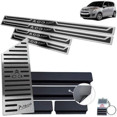 Imagem de Descanso + Soleira Preto Alto Relevo Citroen C3 Picasso