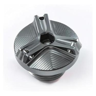 Imagem de Tampa de óleo do motor, acessórios de tampa de enchimento de combustível compatíveis com Goldwing Gl1800 Hornet 600 900 HORNET CB600F 2007-2009 2010 2011 2012 (M2.5 titânio)