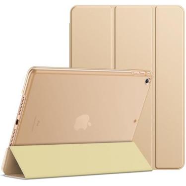 Imagem de Capa JeTech para iPad 9,7", modelo 2018/2017, Smart Cover, bege
