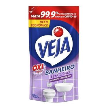 Imagem de Limpador Banheiro Veja Antibac Lavanda 400ml Refil