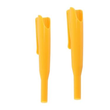 Imagem de ZJchao Suporte, Produtos de Escritório, 2 Peças, Design Padrão, Canetas Marcadoras, boné Com Clipe de Bolso, Fixação No Bolso, Bolsa de Ferramentas, Mochila, Livros (Amarelo)