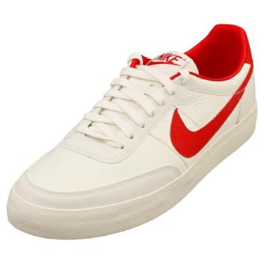 Imagem de Nike Killshot 2 Tênis masculino de couro (HQ1657-100, vela/branco/vermelho universitário), Vela/branco/vermelho universitário, 46