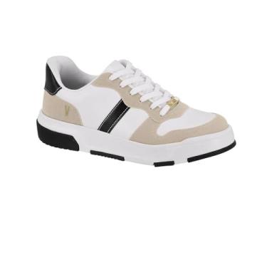 Imagem de Tenis Vizzano Casual Camurca Ref 1455.104.26641 Branco/branco Off/preto 035