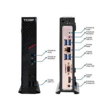 Imagem de Mini PC TCorp Constellation TC300MP Intel i3 10ª Geração, 8GB DDR4, 51