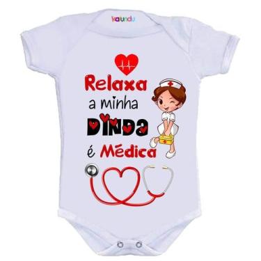 Imagem de Body Divertido - Dinda Médica - KALUNDU KIDS, GG