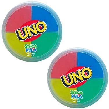 Imagem de 2X STIICA E PULA MASSINHA AIR CLAY 20g UNO - DOCE BRINQUEDO