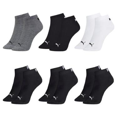 Imagem de Kit 6 Pares De Meias Puma Sapatilha Esportiva Masculina