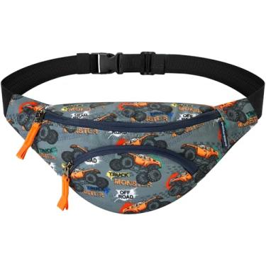 Imagem de Choco Mocha Pochete infantil, Caminhão laranja, Meninos