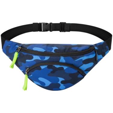 Imagem de Choco Mocha Pochete infantil, Camo-azul, Meninos