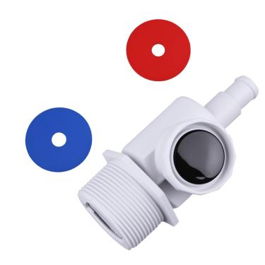 Imagem de Heran Substituição do conjunto do conector UWF 9-100-9001 compatível com Polaris Zodiac 380 280 180 limpador de piscina peça de montagem de conector de parede universal