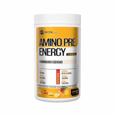 Imagem de AMINO PRE ENERGY 315G MANGA/LARANJA - SEM CAFEÍNA IRON LABS
