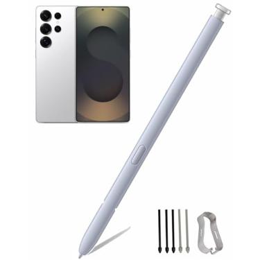 Imagem de Caneta Galaxy S25 Ultra S (sensor de pressão 4096) de substituição para Samsung Galaxy S25 Ultra 5G Touch Stylus Pen, caneta S25 S + pontas/pontas de substituição (prata)