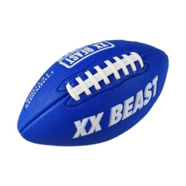 Imagem de Fenteer Bola de rúgbi resistente ao desgaste, equipamento de treinamento esportivo, futebol americano antiderrapante para treino de aniversário, equipe de, Tamanho 4