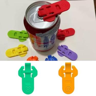 Imagem de Abridor de lata manual multifuncional de 2 peças - compacto e fácil de usar, ideal para piqueniques e churrascos