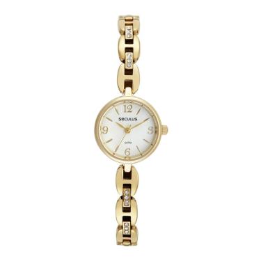 Imagem de Relógio Seculus Feminino Ref:77225lpsvdb1 Bracelete Mini Dourado