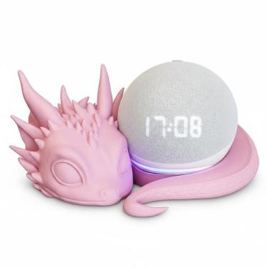 Imagem de Suporte Dragão Compatível Com Alexa Echo Dot 3ª 4ª e 5ª Geração Estant