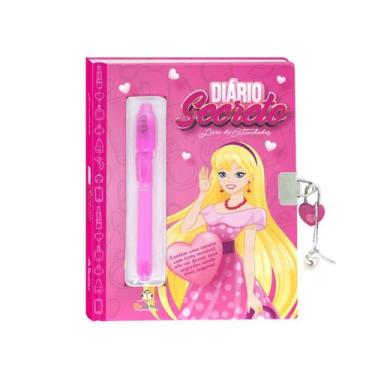 Imagem de Livro - Diário secreto com caneta mágica (Capa rosa)
