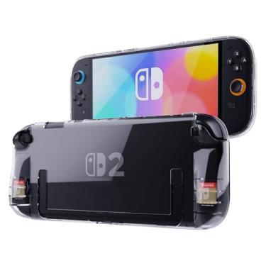 Imagem de LEPEYMDA Protective Case for Switch 2(2025), Durable TPU Clear Protective Cover with Game Card Storage Function, Anti-Slip, Shock-Proof, Anti-Scratch