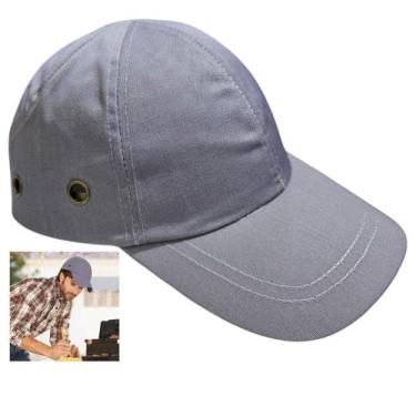 Imagem de Bone com Capacete EPI Obra Segurança Casquete Construçao Trabalho Repa