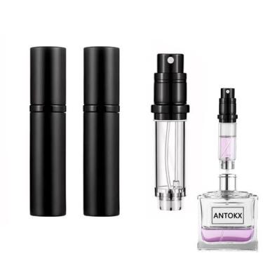 Imagem de Atomizador de perfume ANTOKX Travel recarregável de 5 ml, pacote com 2