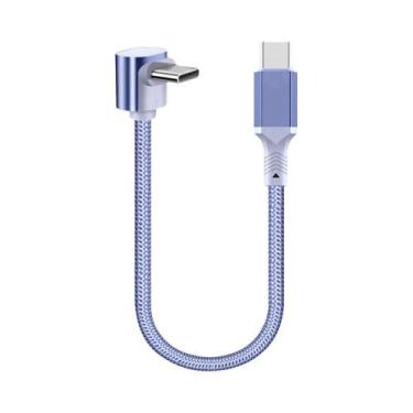 Imagem de Cabo USB C Curto De 10CM 20CM Trançado 60W Para Carregamento Rápido E 