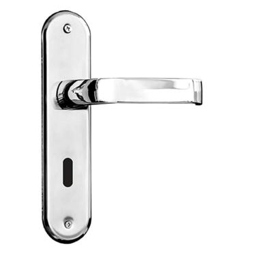 Imagem de Conjunto De Fechadura Interna 1300 Ravena Cromado - 94289 - Silvana