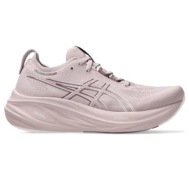Imagem de ASICS Tênis de corrida feminino Gel-Nimbus 26, Bacias d'água/branco, 42