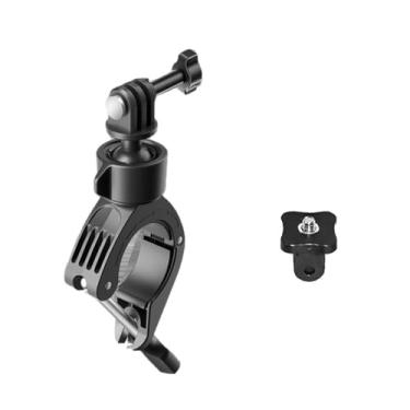 Imagem de Kit de montagem de câmera de motocicleta para bicicleta Insta 360 ONE X5, X4, X3, X2, 360 graus ajustável para GoPro 13 12 11 10 9 8 7 6 5 etc