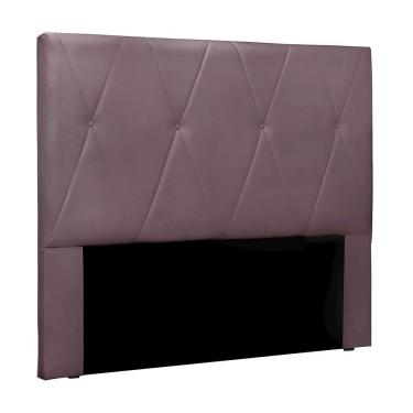 Imagem de Cabeceira Para Cama Box Casal Aquilla 140Cm Veludo Rosê