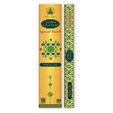 Imagem de Incenso Vila Zen Linha Árabe Jardim Encantado Com 10 Varetas